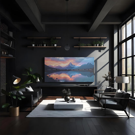 Inspirational Wall Art | Motivational Office Art | Motivational Quote Wall Decor | Peaceful Nature Art | Office Wall Art