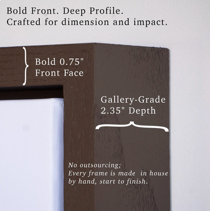 The Best View | Canvas/Floating Framed Canvas