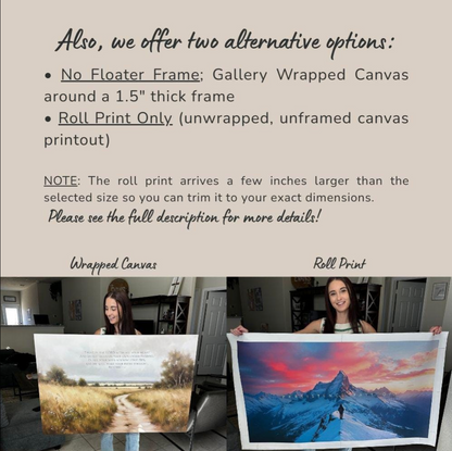 The Best View | Canvas/Floating Framed Canvas