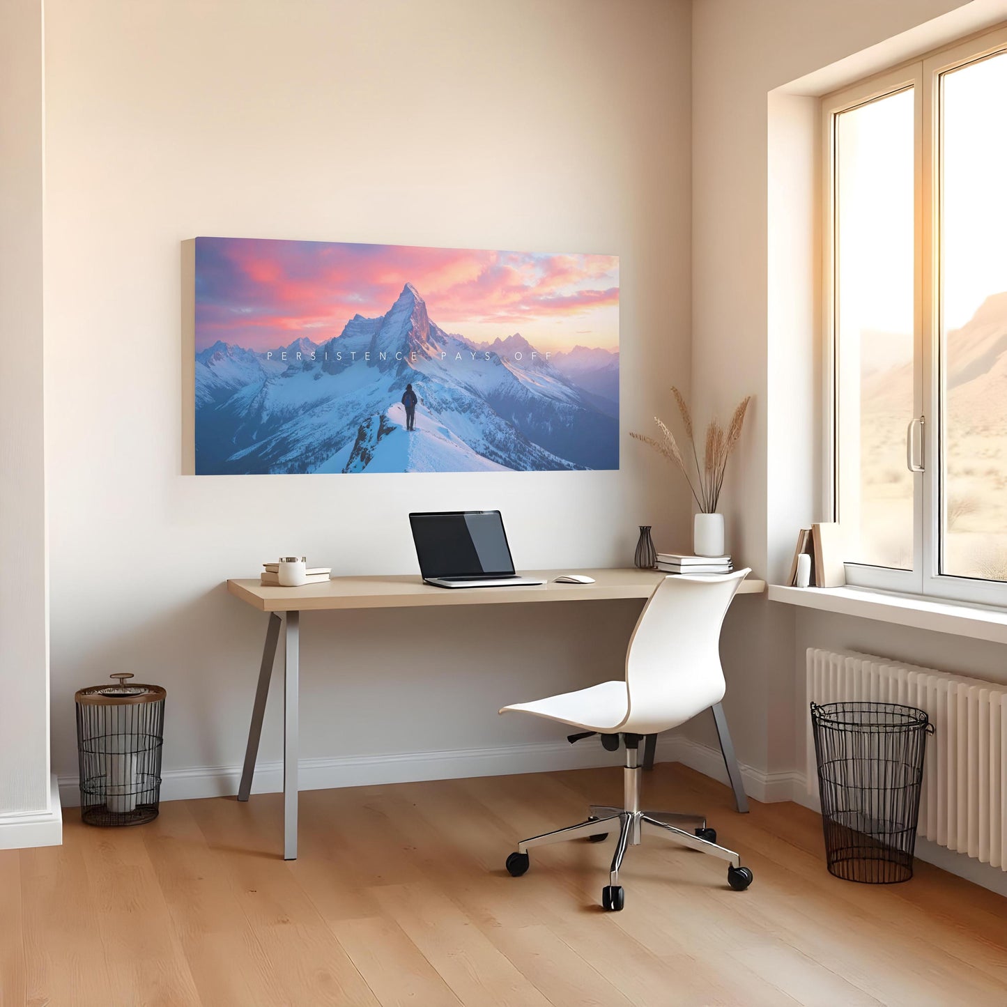 Office Wall Decor | Inspirational Wall Art | Motivational Wall Art | Office Decor | Peaceful Nature Canvas | Adventure Art
