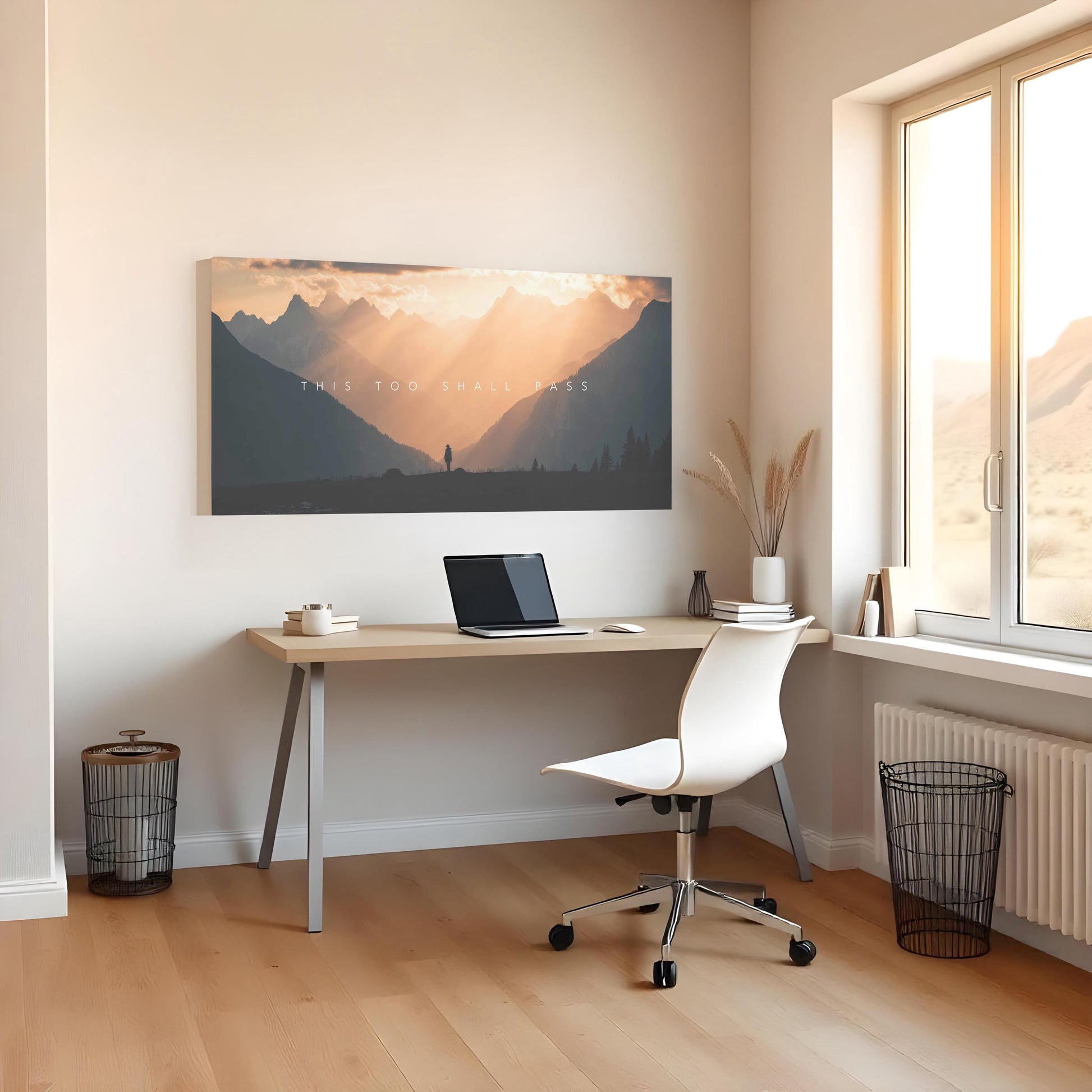 Office Wall Decor | Inspirational Wall Art | Motivational Wall Art | Office Decor | Peaceful Nature Art | Adventure Art