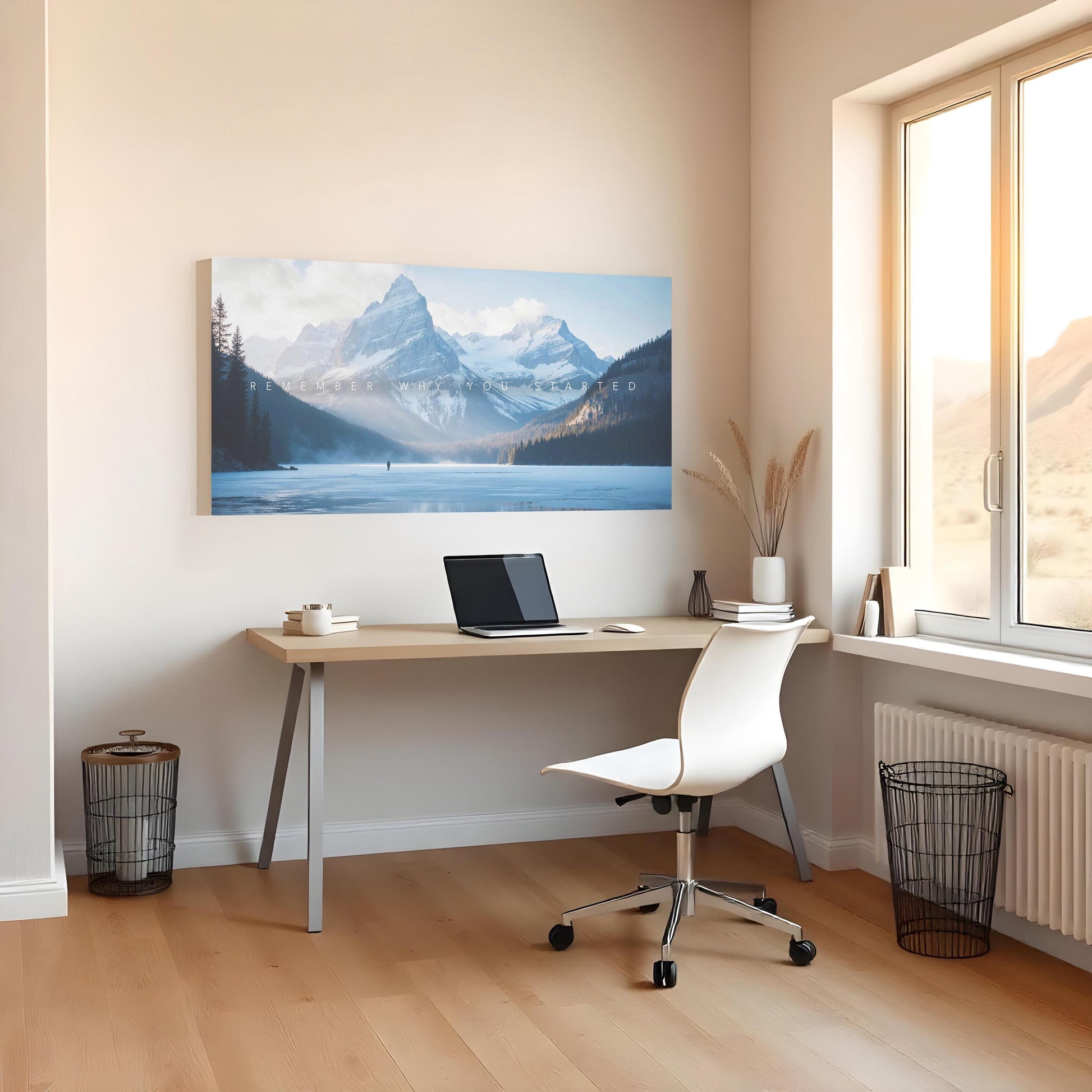 Office Wall Decor | Inspirational Wall Art | Motivational Wall Art | Office Decor | Peaceful Nature Art | Adventure Art