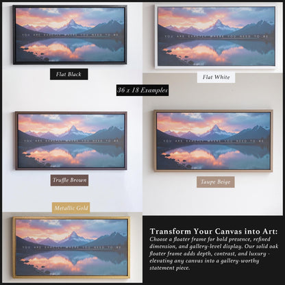Inspirational Wall Art | Motivational Office Art | Motivational Quote Wall Decor | Peaceful Nature Art | Office Wall Art