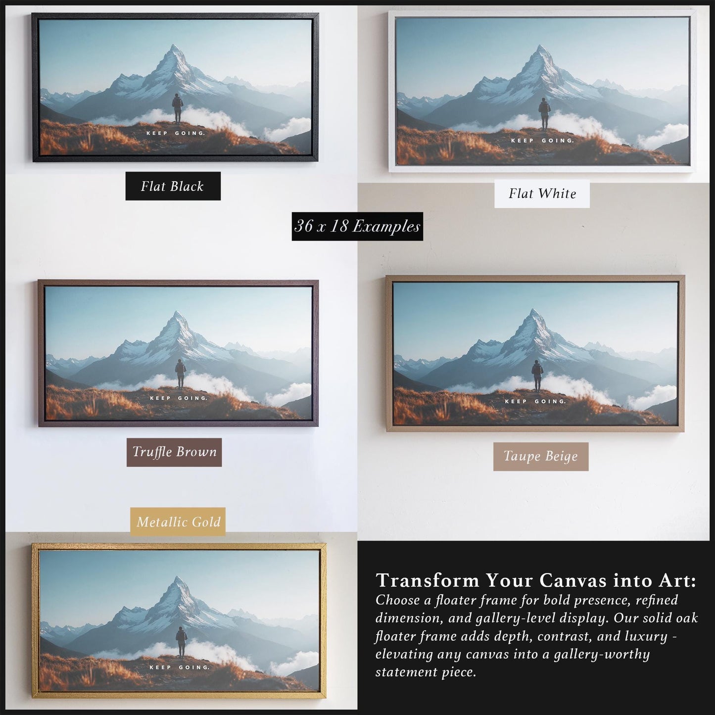 Office Wall Decor | Inspirational Wall Art | Motivational Wall Art | Office Decor | Peaceful Nature Art | Adventure Art