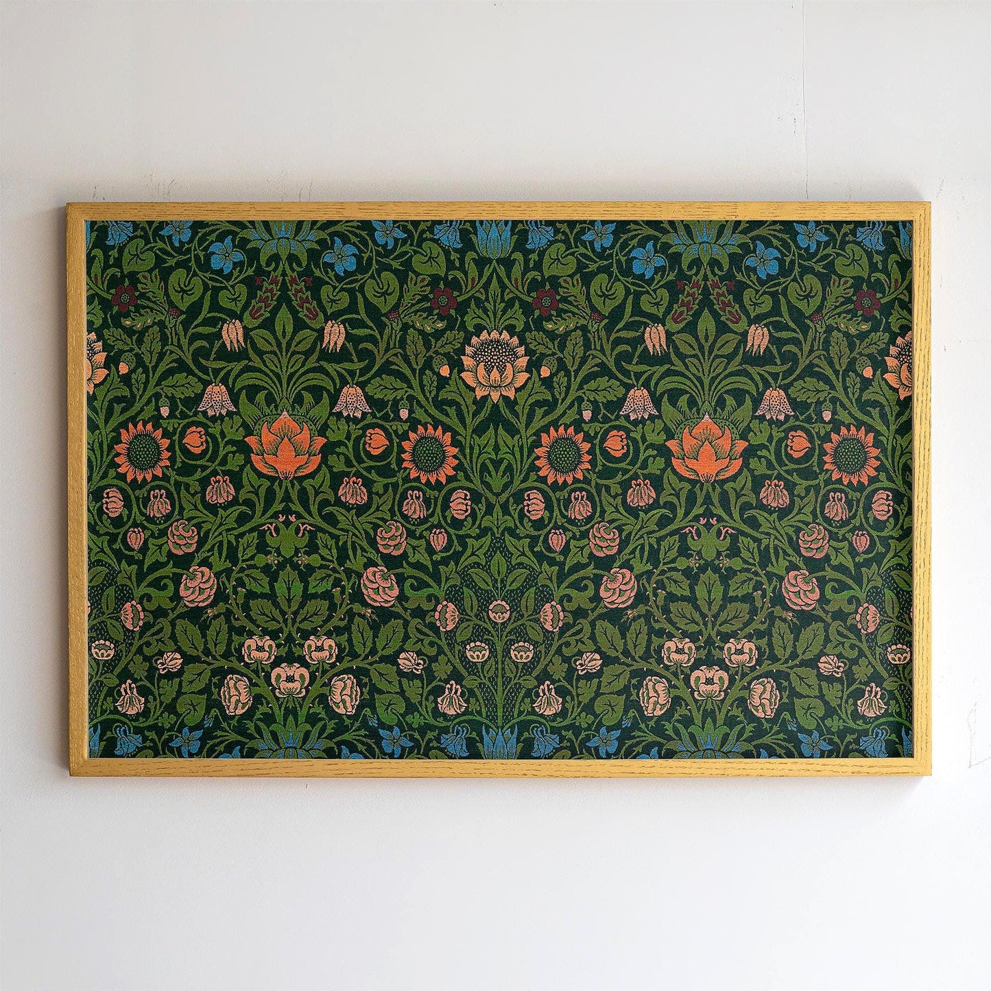 Vintage Floral Framed Art | William Morris Pattern Art | Boho Botanical Victorian Home Decor Print | WM1