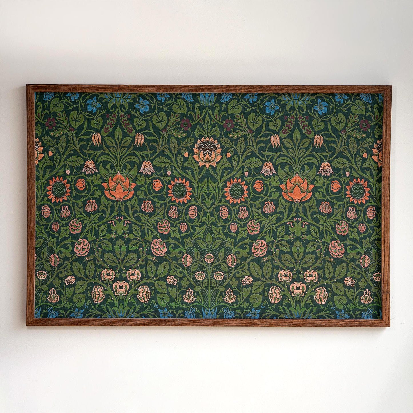 Vintage Floral Framed Art | William Morris Pattern Art | Boho Botanical Victorian Home Decor Print | WM1