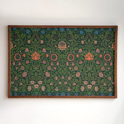 Vintage Floral Framed Art | William Morris Pattern Art | Boho Botanical Victorian Home Decor Print | WM1