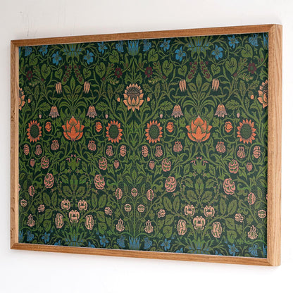 Vintage Floral Framed Art | William Morris Pattern Art | Boho Botanical Victorian Home Decor Print | WM1
