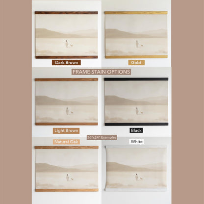 Jesus and the Lost Sheep Tapestry Wall Art | Christian Tapestry Hanging Art | Luke 15:4 Art | Minimalist Christian Scripture Wall Art