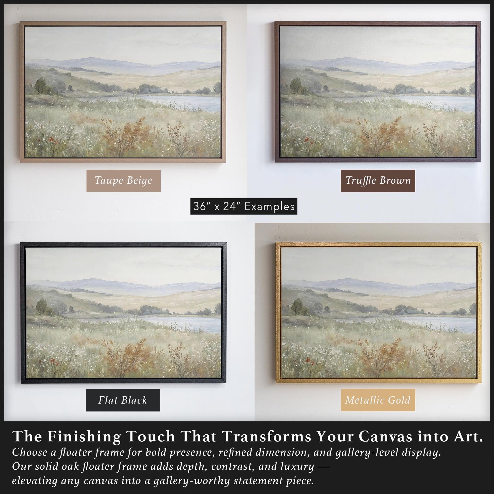 Extra Large Vintage Painting Wall Art | Sage Green and Rust Tone Art | Vintage Oil Painting Style Art | Farmhouse Canvas Art | L7